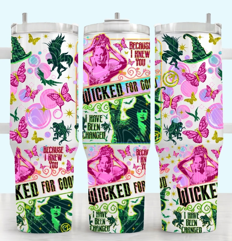 Wicked For Good 12oz Grippy Tumbler
