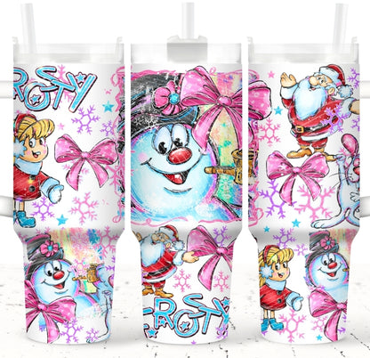 Frosty_Snowman 12oz Grippy Tumbler