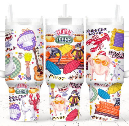 Central Perk_ 12oz Grippy Tumbler