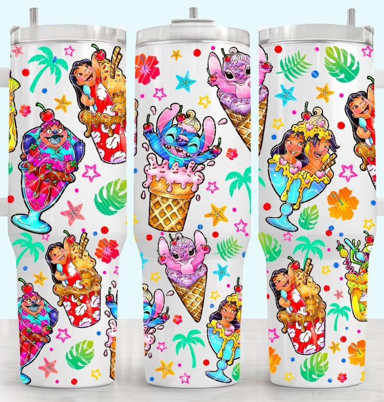 Stit_ch Ice Cream 12oz. Grippy Tumbler