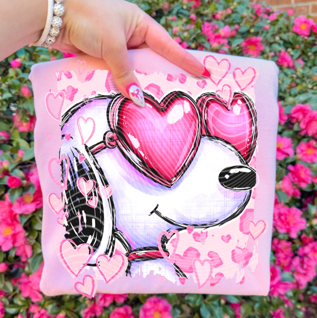 Snoop Pink Hearts- CC