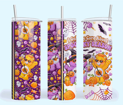 Spooky Bears 20oz Skinny Tumbler
