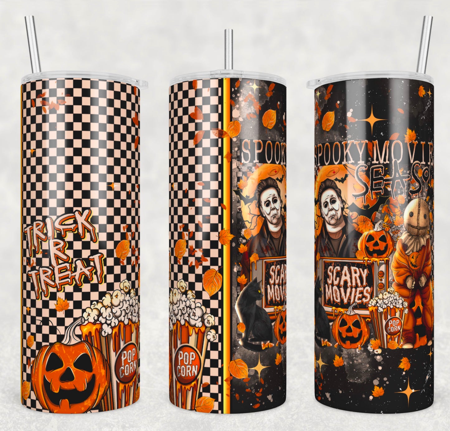 Spooky Movie Michael 20oz Skinny Tumbler