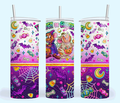 Trick Or Cheese 20oz Skinny Tumbler