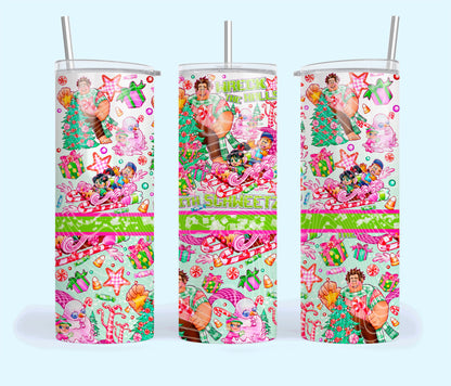 Wreck The Halls 20oz Skinny Tumbler