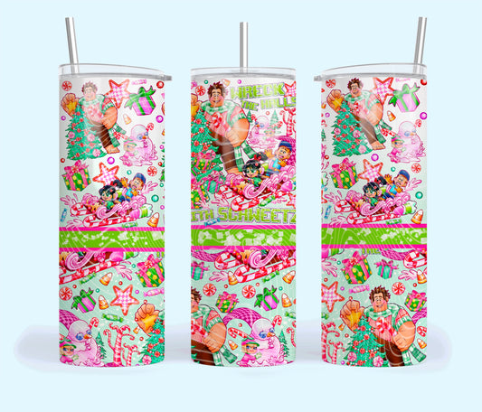 Wreck The Halls 20oz Skinny Tumbler