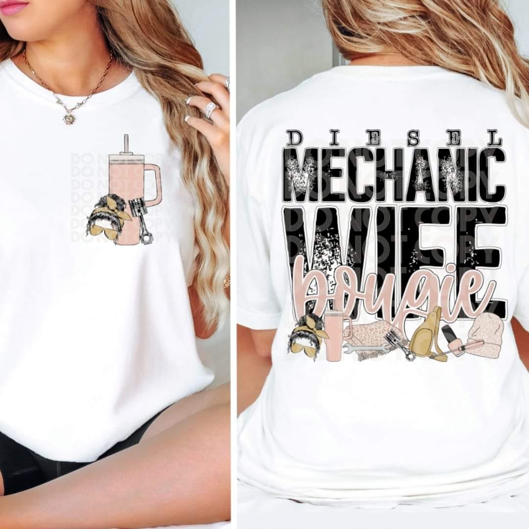 Diesel Mechanic Wife Bougie