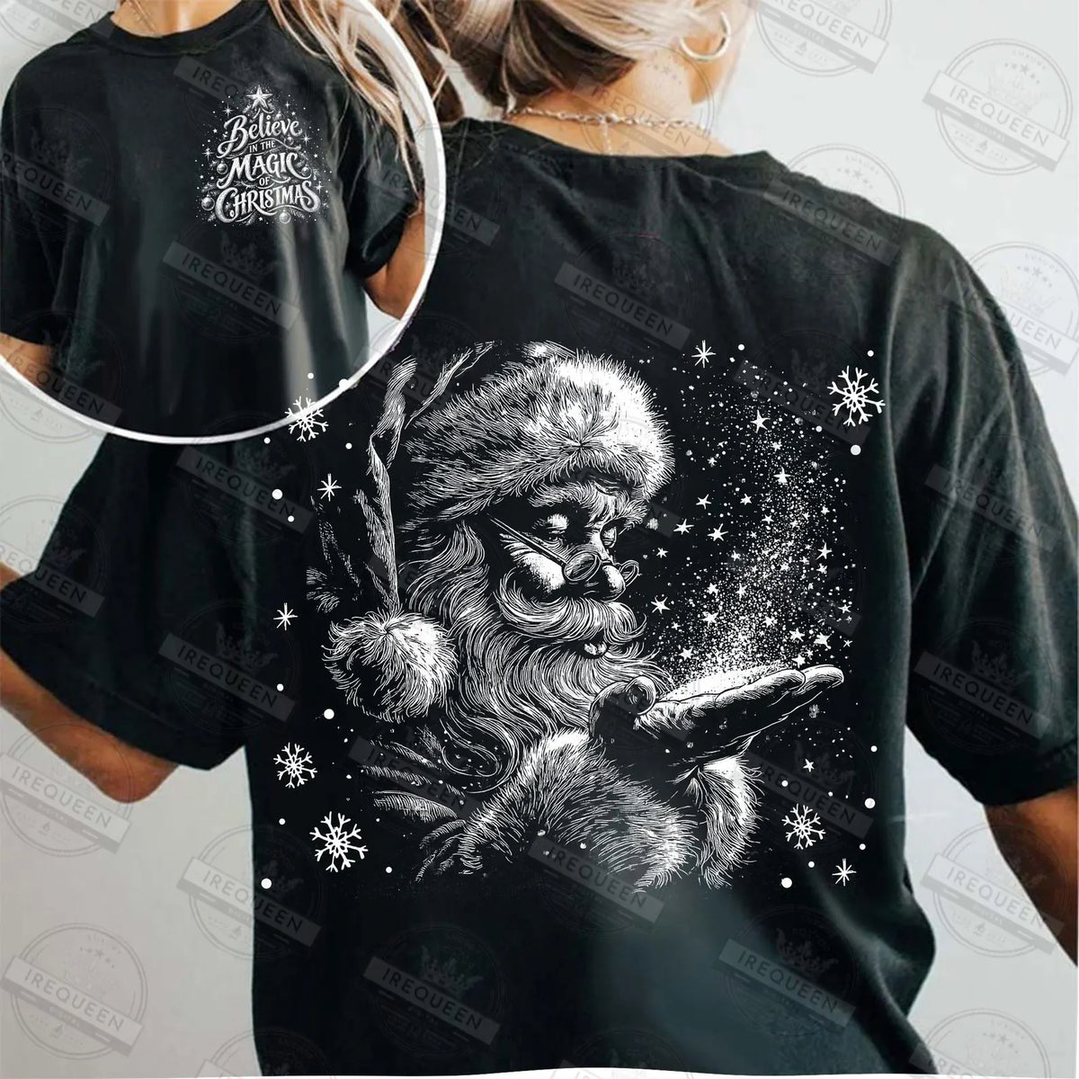 Vintage Santa Claus- Front Pocket & Back