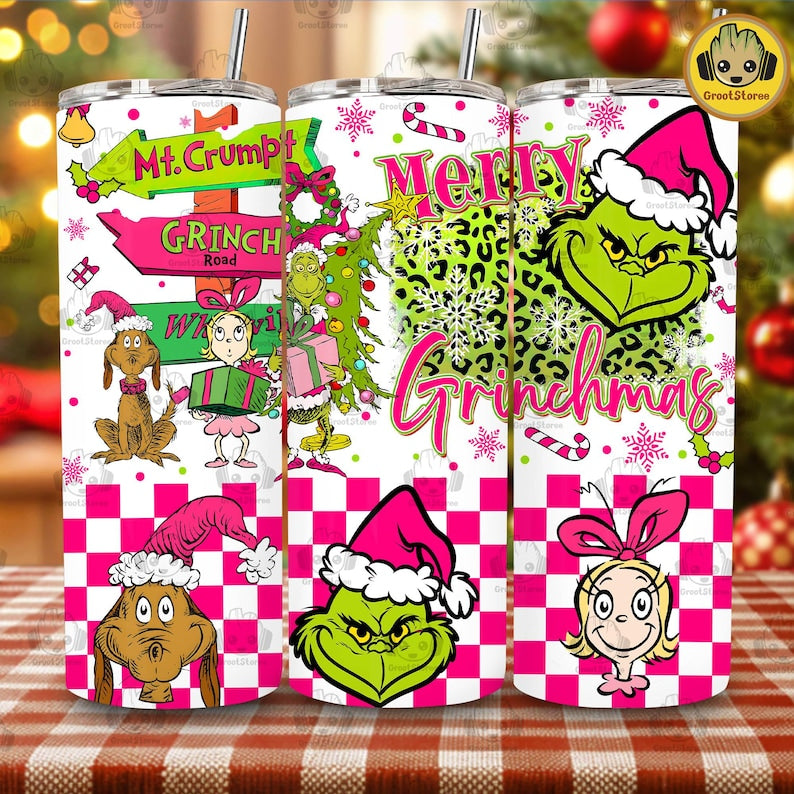 Merry Grinchmas 20oz Skinny Tumbler