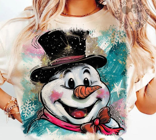 Christmas Snowman_ Tee