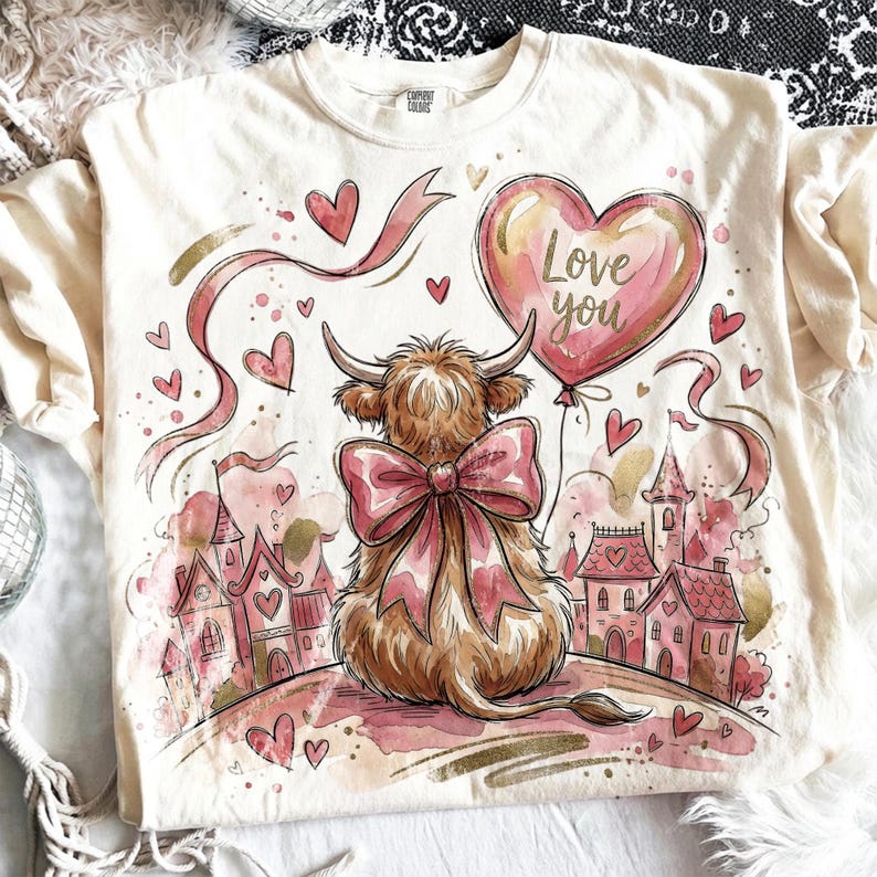 Highland Cow I Love You