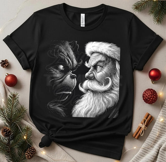Santa & Grinch_ Tee