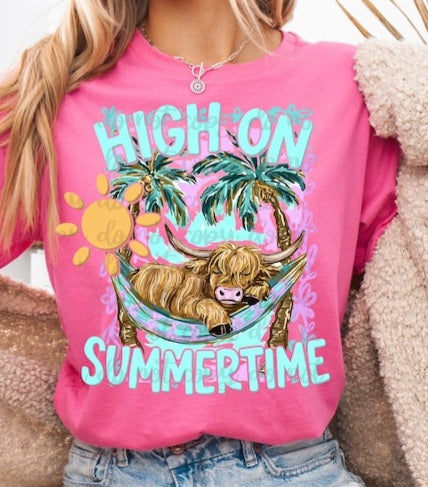 High On Summertime Tee