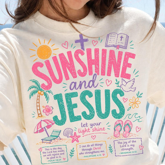 Sunshine And Jesus Tee