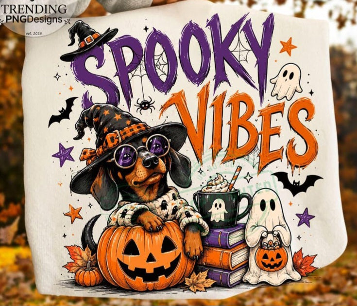 Spooky Vibes Dog Tee