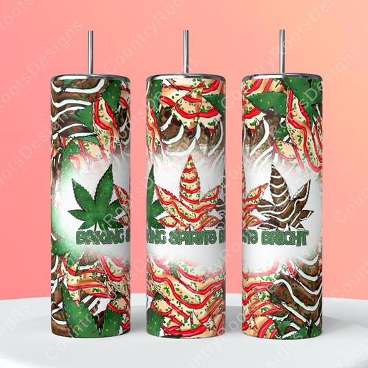 Baking Spirits Bright 20oz Skinny Tumbler
