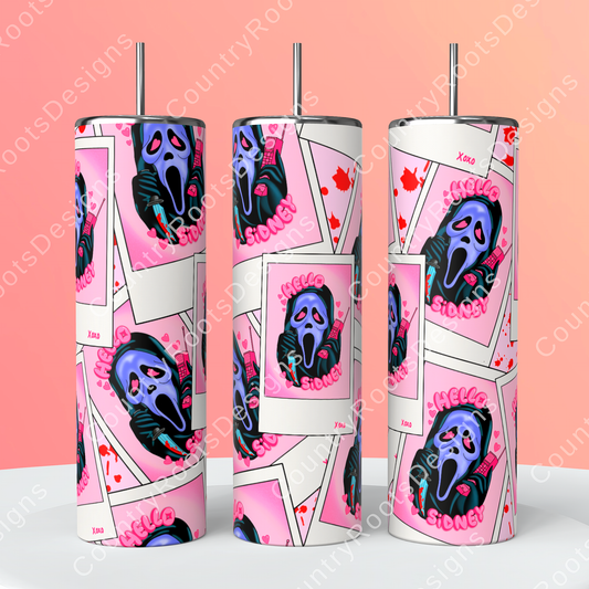 Ghostface 20oz Skinny Tumbler