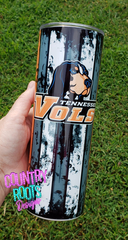 Tennessee Vols 20oz Skinny Tumbler