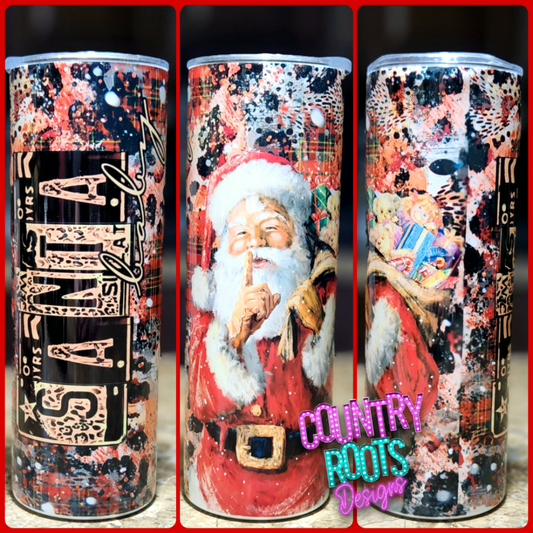 Santa Baby 20oz Skinny Tumbler
