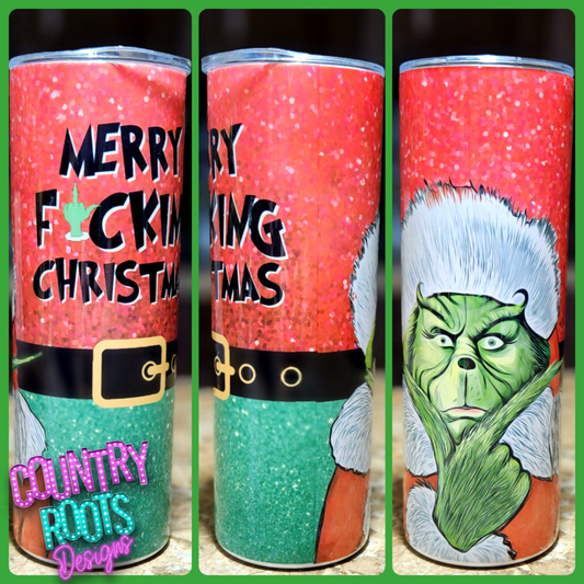 Grinch 20oz Skinny Tumbler