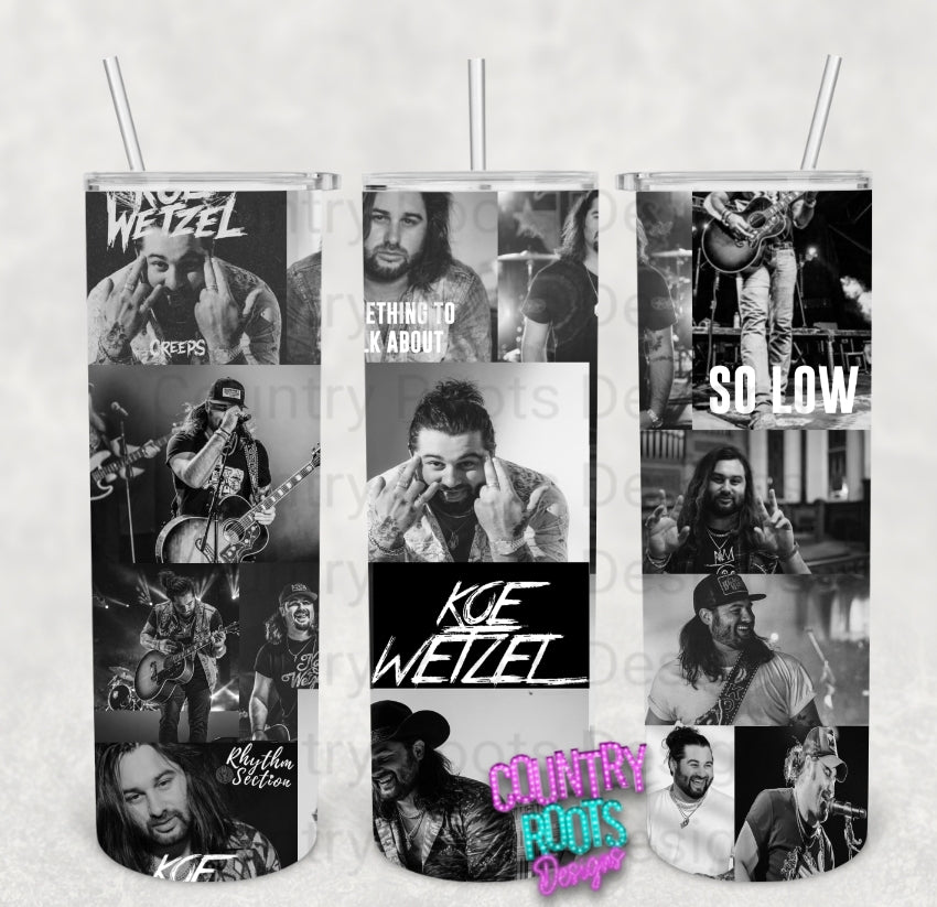 Koe Collage 20oz Skinny Tumbler