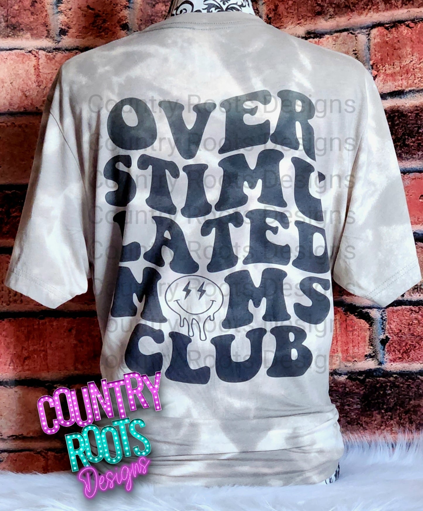 Overstimulated Moms Club (FRONT & BACK)